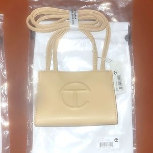 Telfar Small Cream shopping bag